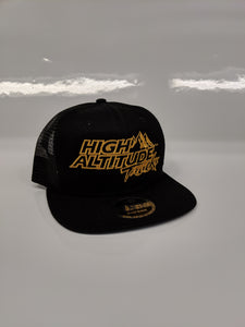 New Era 9FIFTY Black and Gold Hat