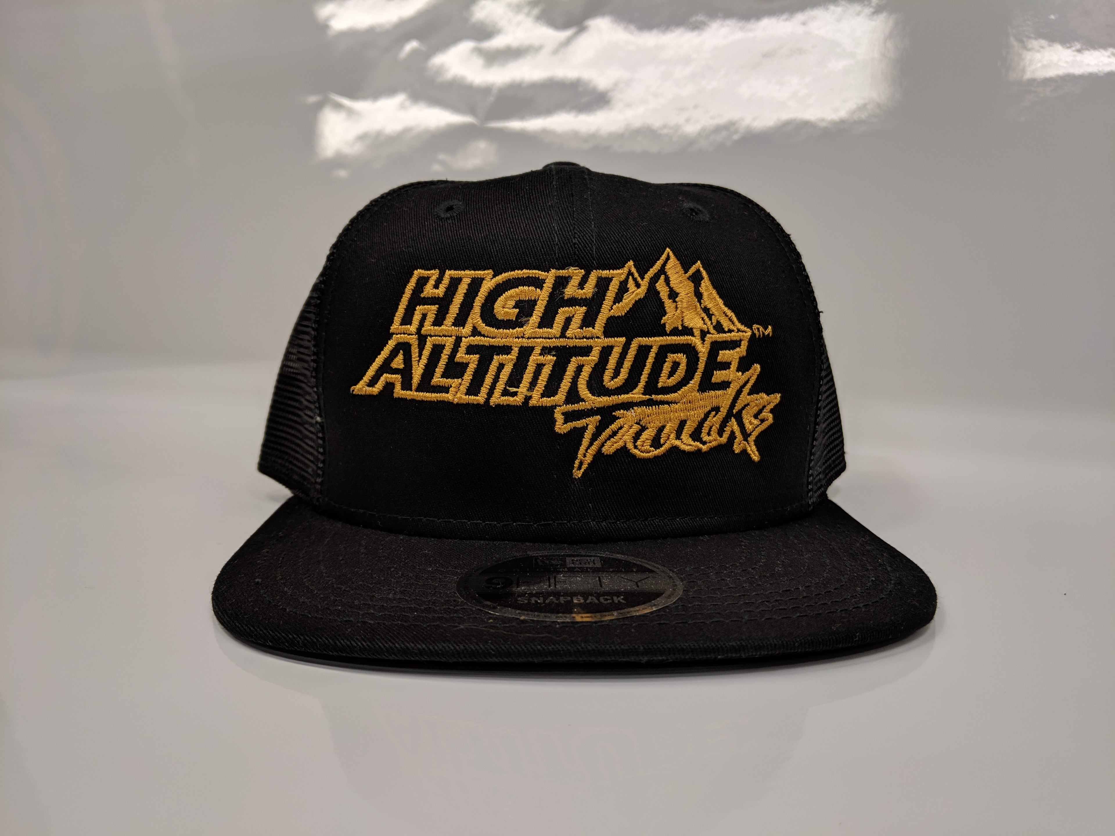 New Era 9FIFTY Black and Gold Hat