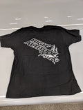 Short Sleeve T Shirt Black and Chrome